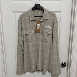 IRONMAN Faherty Legend Sweater Shirt in the Desert Plains Plaid